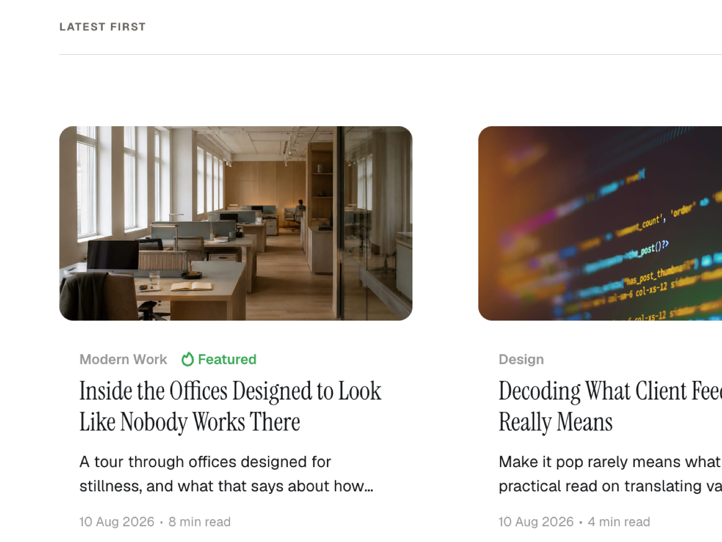 Seamless Story Transitions